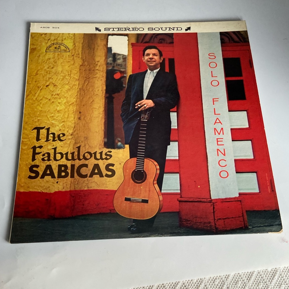 Vintage Vinyl LP Record of Flamenco Dance Music